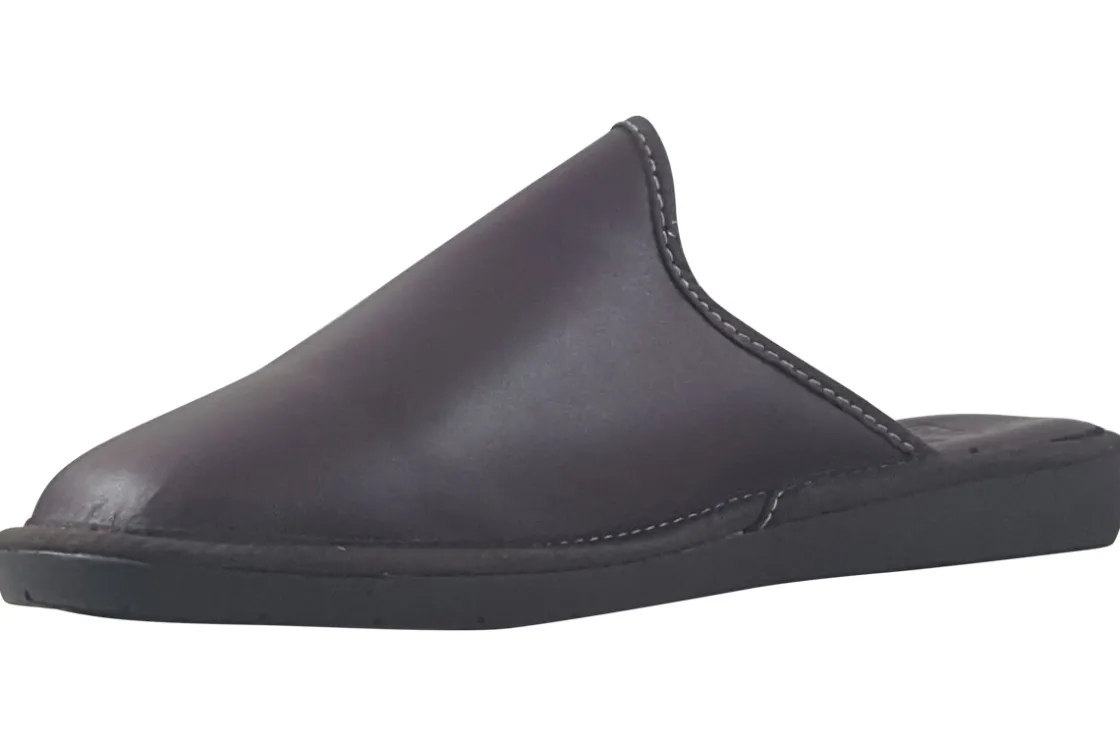 Nordikas Plain Toe | Sliders & Mules<Norwood (131-3M) Mens Leather Slippers