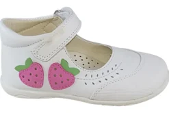 Pablosky Velcro | Podiatrist Approved<Girls Leather First Shoes Strawberry