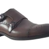 Paolo Vandini Oxford Toe Cap | Brogues<Longfield Mens Leather Brogue Shoes