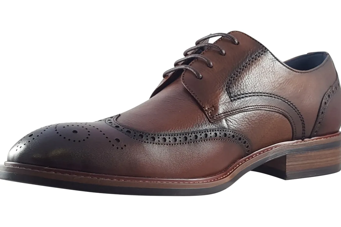 Paolo Vandini Brogues | Mens Shoes<Lough Mens Leather Brogue Shoes