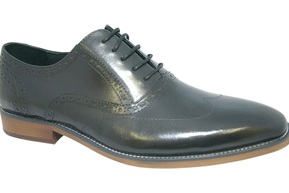 Paolo Vandini Mens Shoes | Brogues<Praze Mens Leather Brogue Shoes