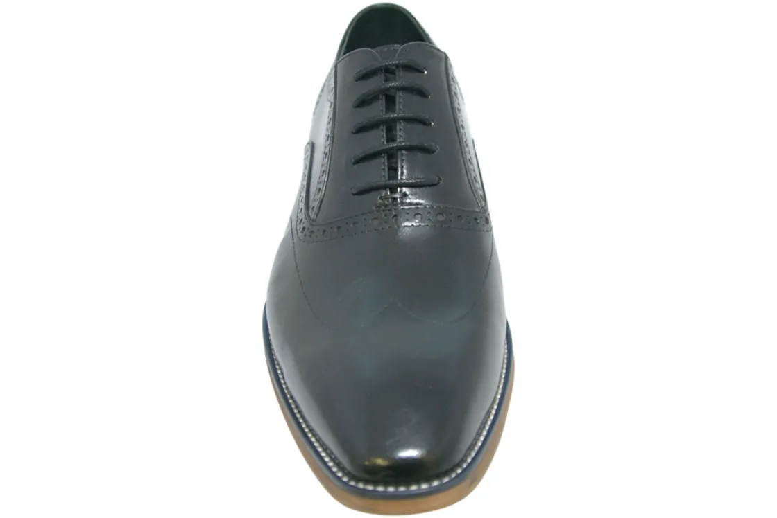 Paolo Vandini Mens Shoes | Brogues<Praze Mens Leather Brogue Shoes