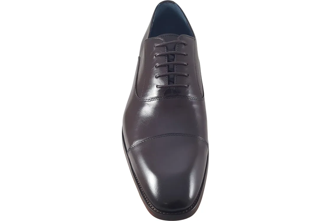 Paolo Vandini Mens Shoes | Oxford Toe Cap<Thistle Mens Leather Shoes