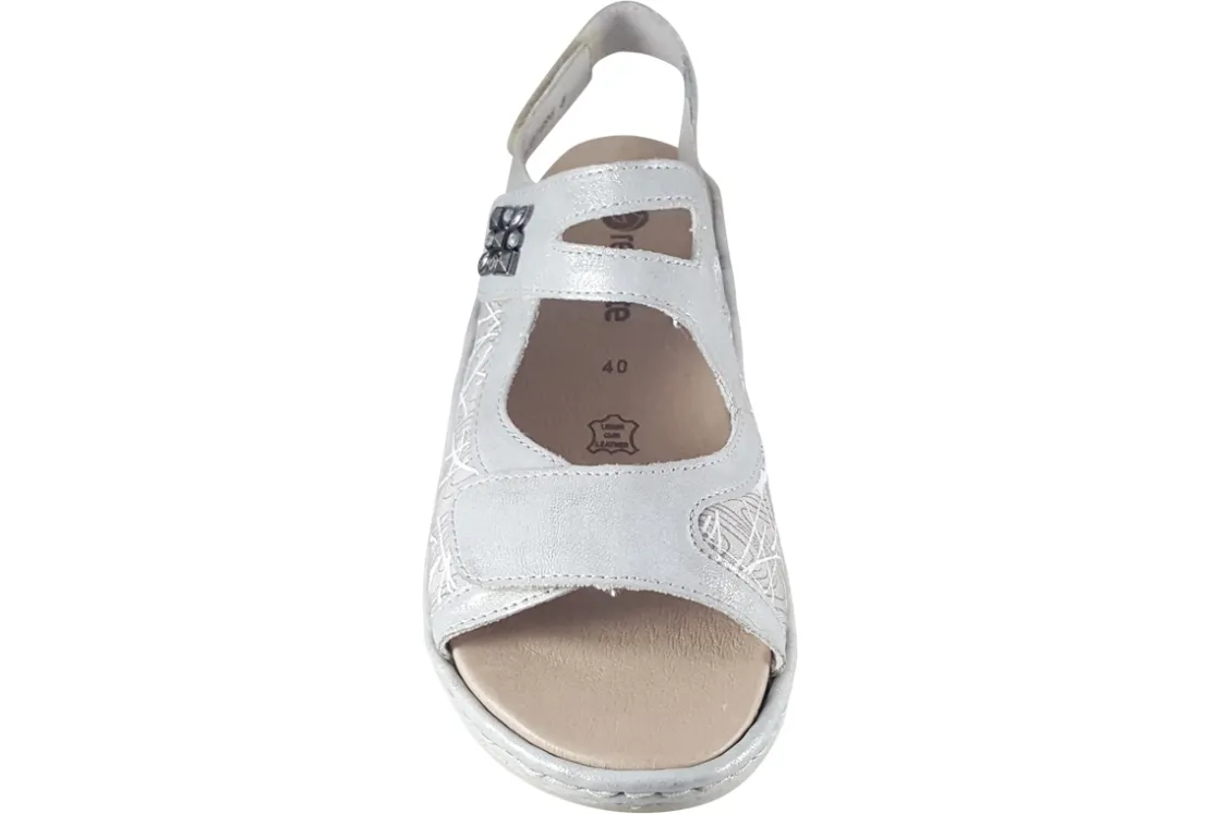 Women Remonte Womens Sandals<Acorn D7647 (Wide Fit) Womens Fashion Sandals