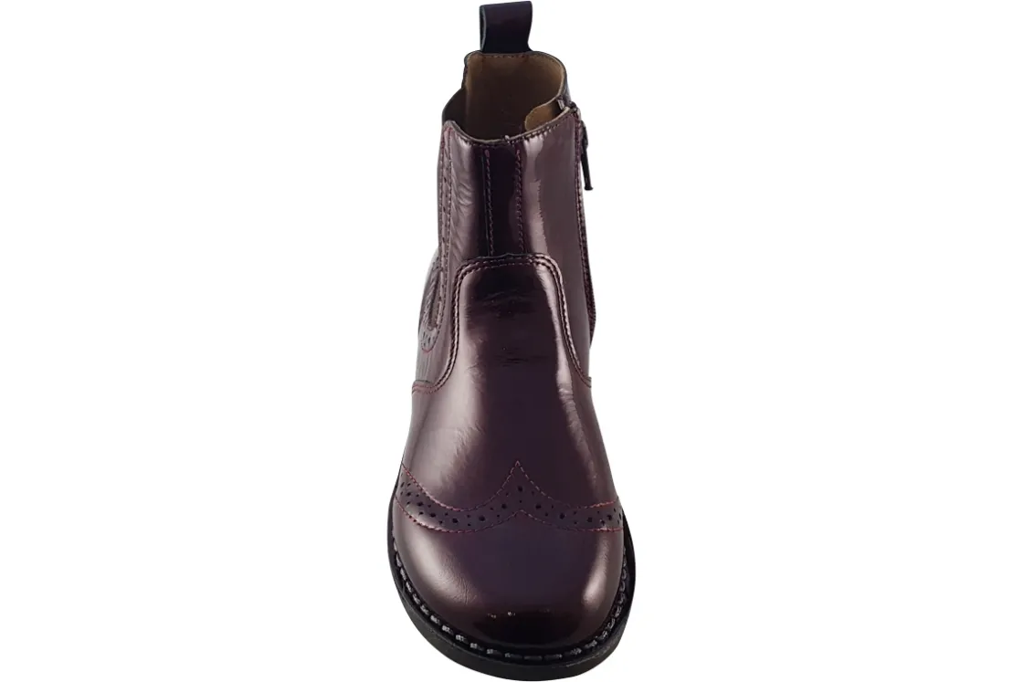 Ricosta Zip | Removable Insole<Dallas II 7600102 Girls Leather Patent Boots