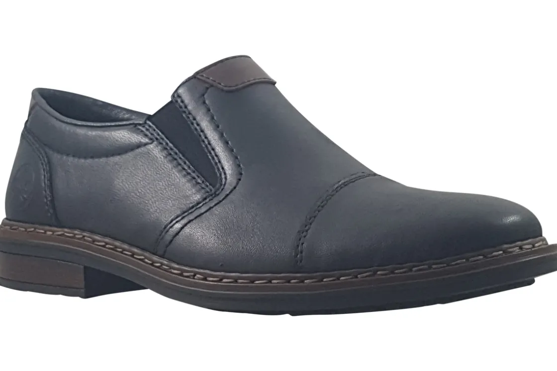Rieker Oxford Toe Cap | Mens Shoes<AJAX 17659 Peanut Mens Leather Shoes
