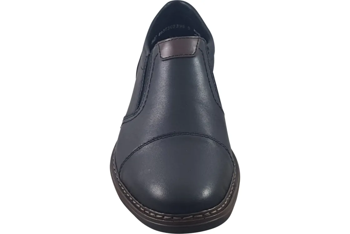 Rieker Oxford Toe Cap | Mens Shoes<AJAX 17659 Peanut Mens Leather Shoes