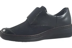 Women Rieker Womens Shoes<Ariel-2 487C0-00 Womens Black Shoes