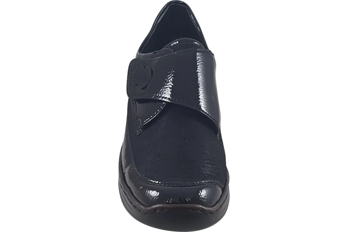 Women Rieker Womens Shoes<Ariel-2 487C0-00 Womens Black Shoes