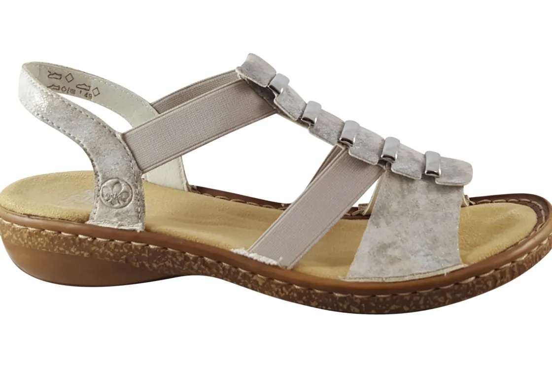 Women Rieker Womens Sandals<Cantara 62850 Womens Leather Sandals
