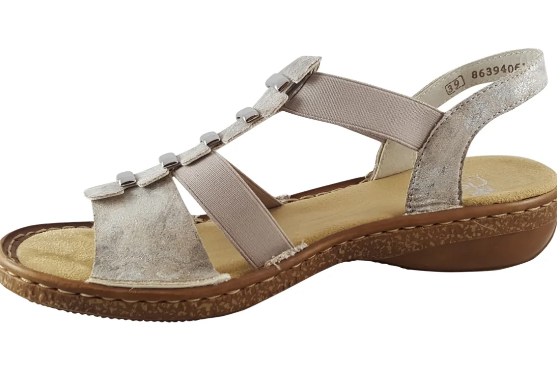 Women Rieker Womens Sandals<Cantara 62850 Womens Leather Sandals