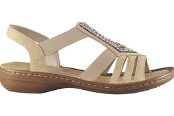 Women Rieker Womens Sandals<Diamond 60803 Womens Sandals