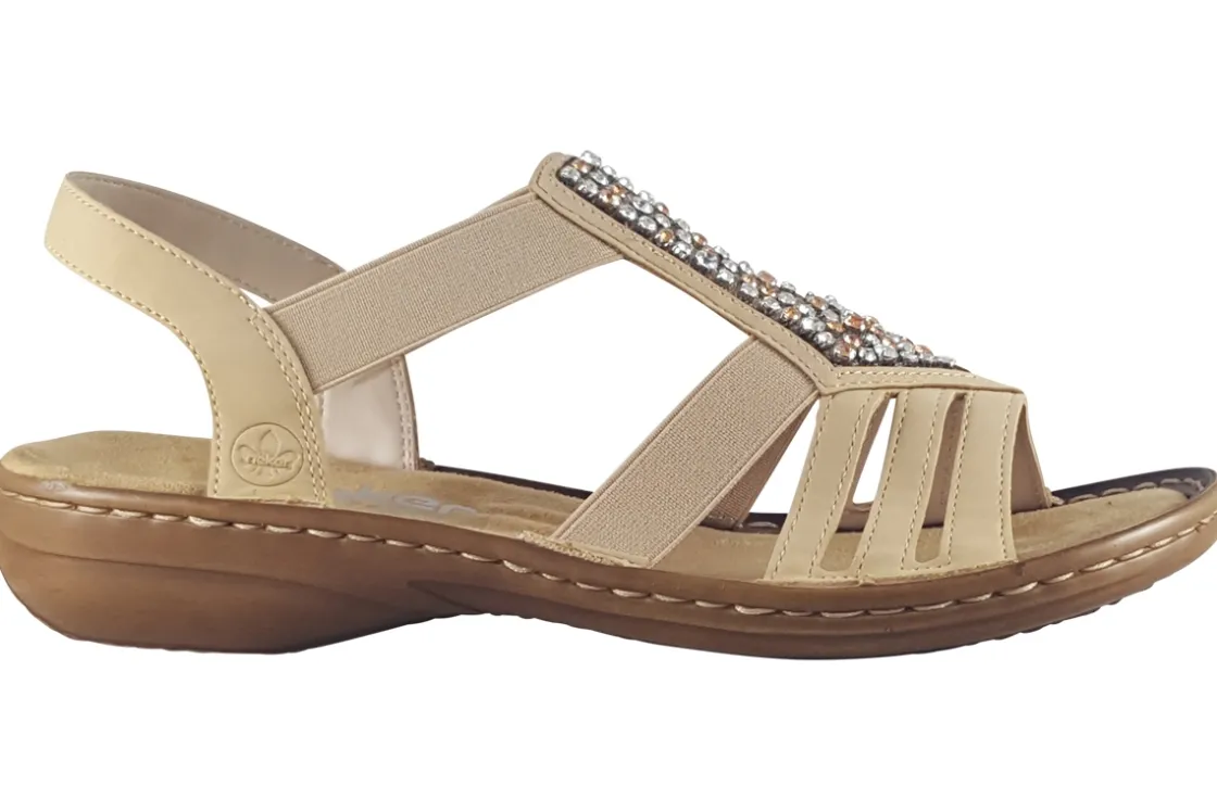 Women Rieker Womens Sandals<Diamond 60803 Womens Sandals