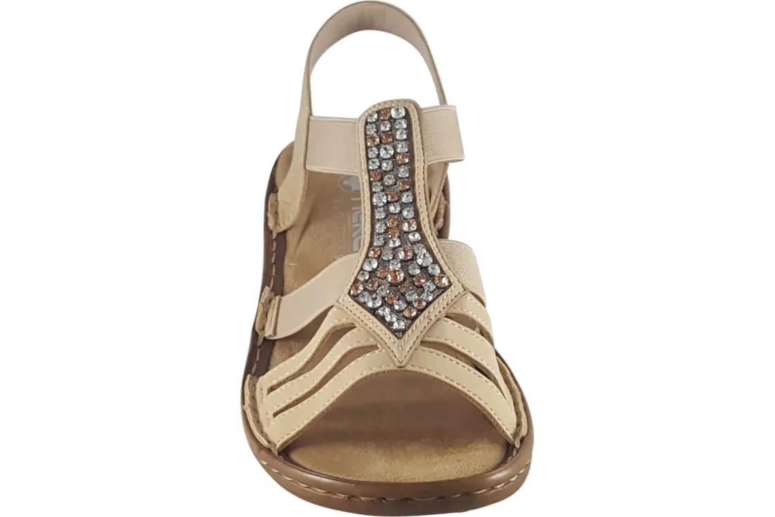 Women Rieker Womens Sandals<Diamond 60803 Womens Sandals