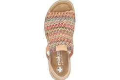 Women Rieker Womens Sandals<Humming-Bird 69172 Womens Wedge Sandals