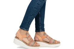 Women Rieker Womens Sandals<Humming-Bird 69172 Womens Wedge Sandals
