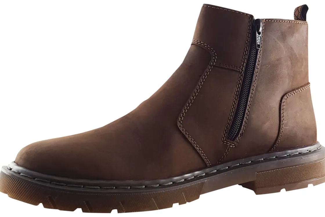 Rieker Plain Toe | Mens Boots<Imter 31650 Mens Nubuck Boots