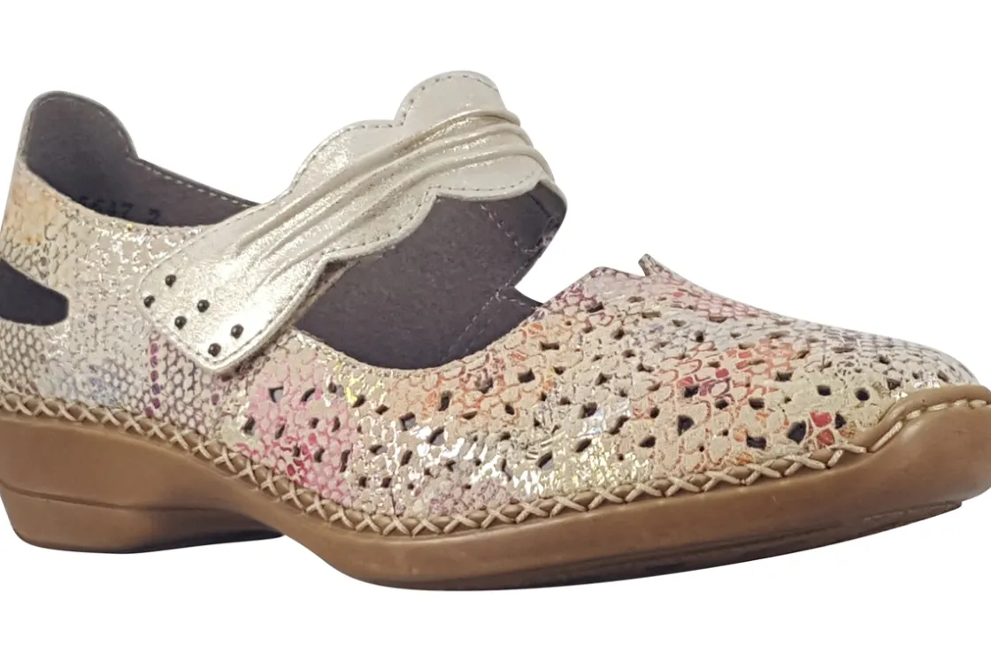 Women Rieker Womens Shoes<Katie-Anne 41399-92 Womens Leather Shoes