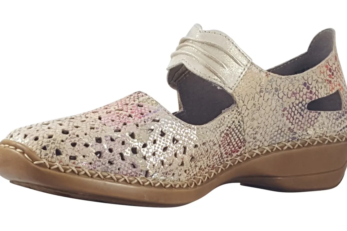 Women Rieker Womens Shoes<Katie-Anne 41399-92 Womens Leather Shoes