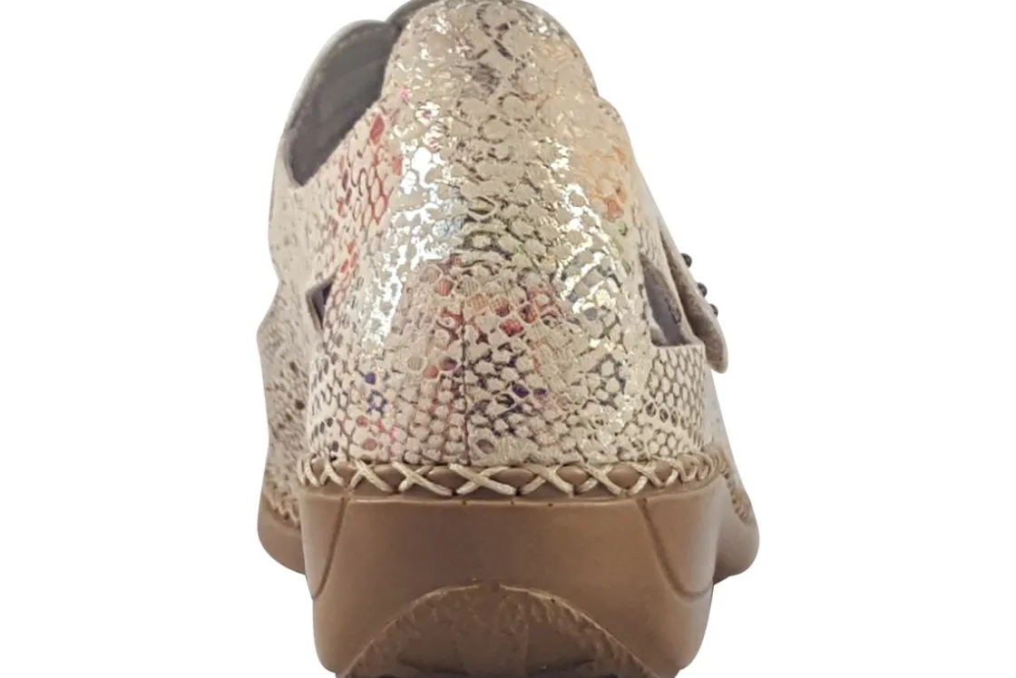 Women Rieker Womens Shoes<Katie-Anne 41399-92 Womens Leather Shoes