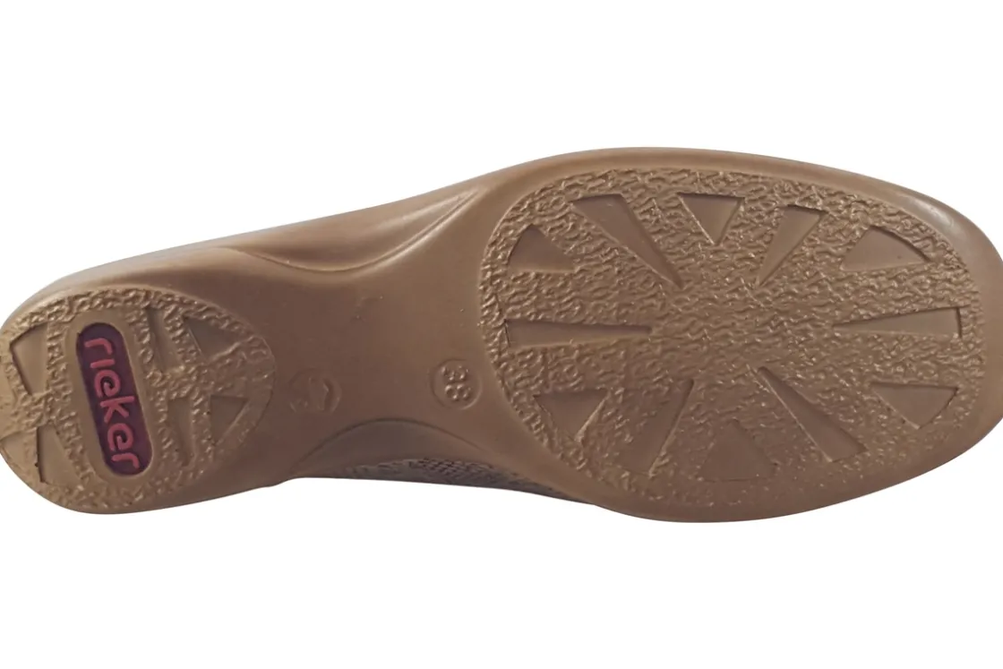 Women Rieker Womens Shoes<Katie-Anne 41399-92 Womens Leather Shoes