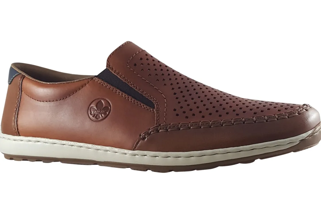 Rieker Mens Shoes<Loeb 08868 Mens Leather Shoes