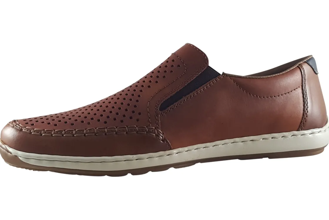 Rieker Mens Shoes<Loeb 08868 Mens Leather Shoes