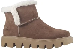 Women Rieker Womens Boots<Lugg W2071-20 Womens Suede Leather Ankle Boots