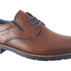 Rieker Plain Toe | Mens Shoes<Milan 14621 Peanut Mens Leather Shoes