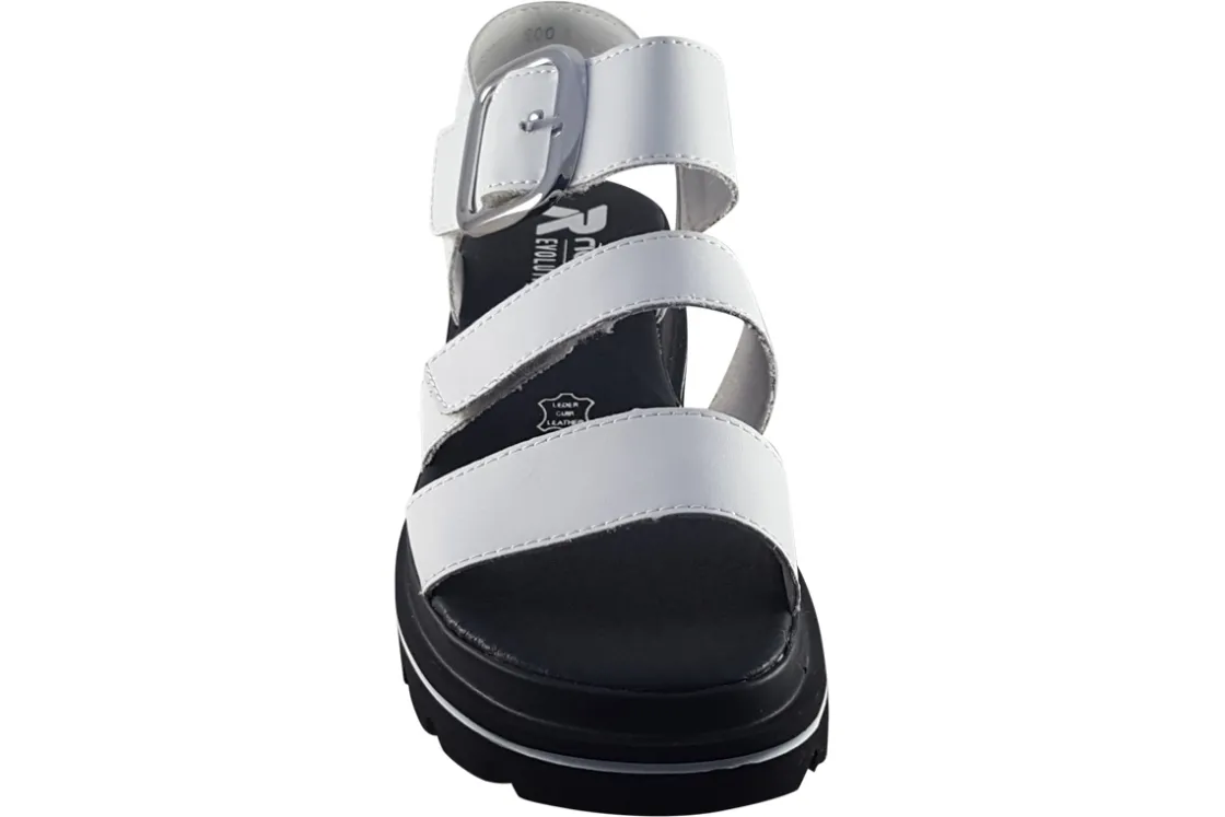 Women Rieker Womens Sandals<Moth W1650 Womens Leather Sandals