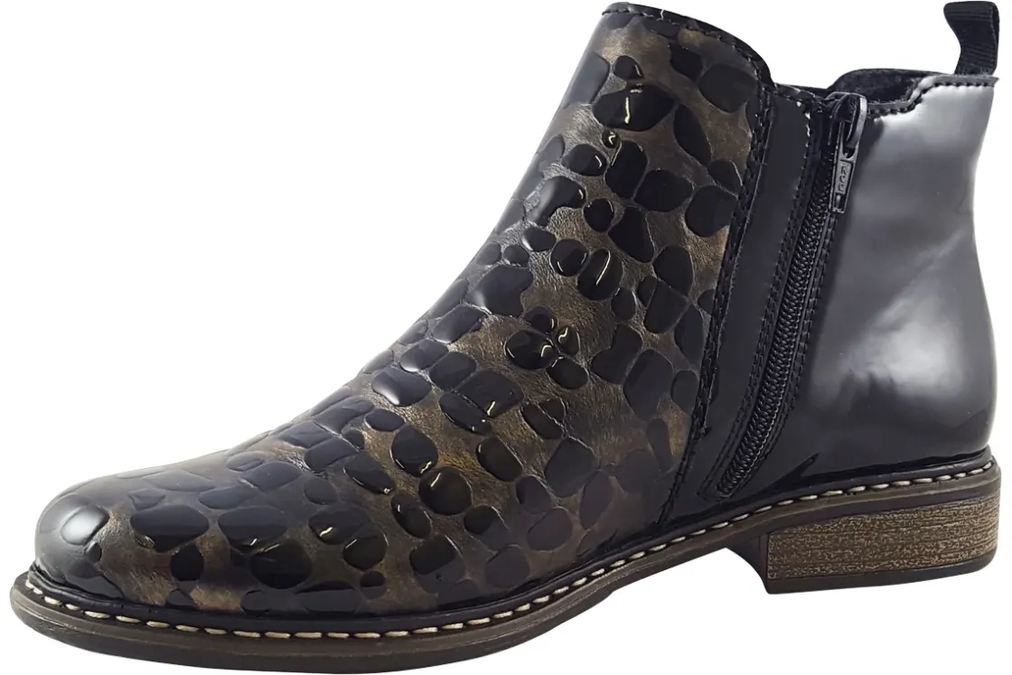 Women Rieker Womens Boots<Noeleen Z4965 Womens Leather Chelsea Boots