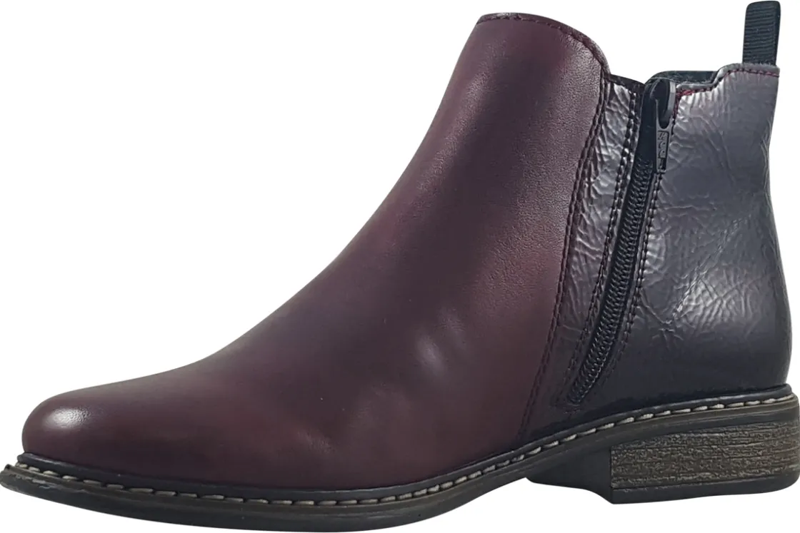 Women Rieker Womens Boots<Noeleen Z4965 Womens Leather Chelsea Boots