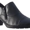 Women Rieker Womens Shoes<Officer 5717301 Black Womens Leather Shoes