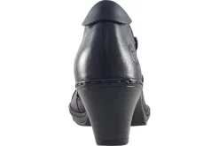 Women Rieker Womens Shoes<Officer 5717301 Black Womens Leather Shoes