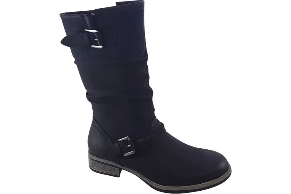 Women Rieker Womens Boots<Pipe 98860 Womens Mid Calf Boots