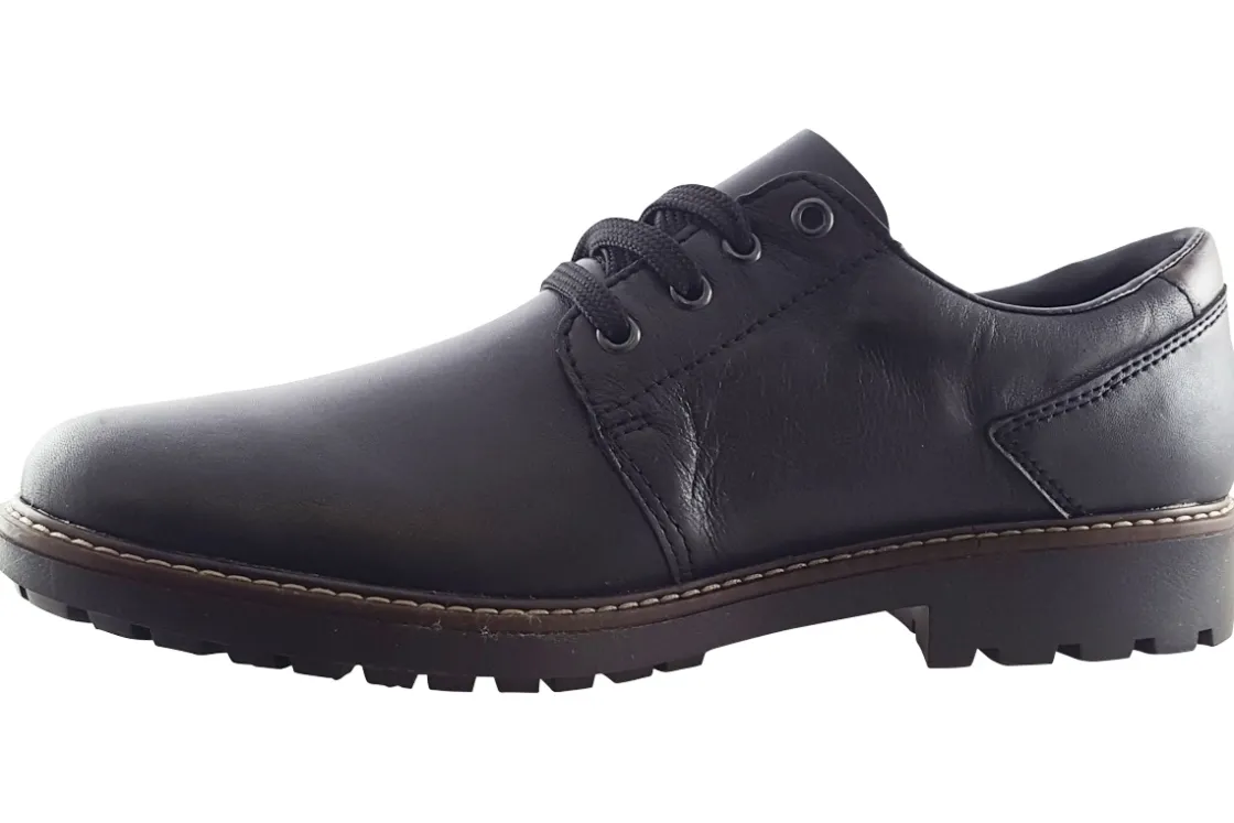 Rieker Mens Shoes<Real F4611 Mens Leather Shoes