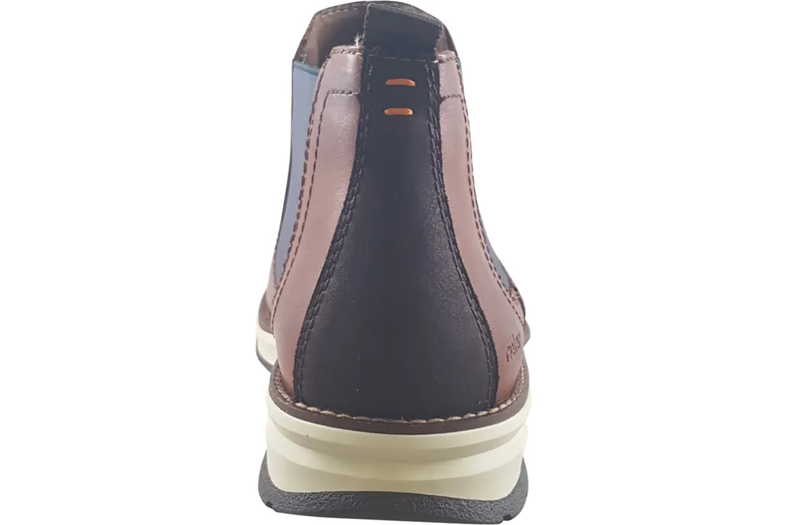 Rieker Plain Toe | Mens Boots<Saville 14752 Mens Leather Slip-on Boots