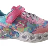 Skechers Velcro | Lights<Color Lovin' 303753L Girls Sports Trainers
