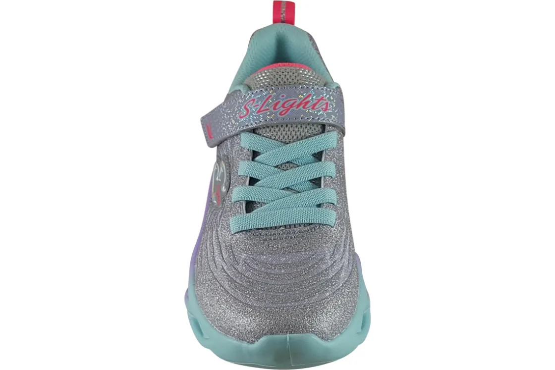 Skechers Velcro | Lights<Color Radiant 302325L Girls Sports Trainers