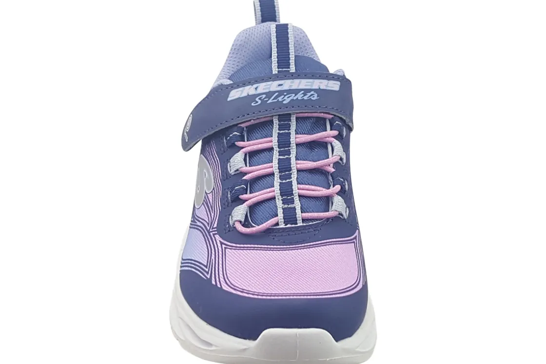 Skechers Velcro | Lights<Cosmic Glow 303712L Girls Light Up Trainers
