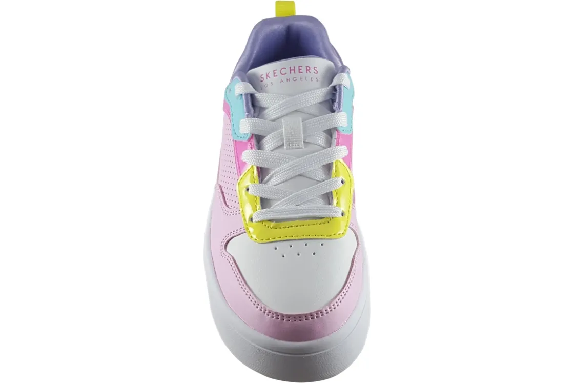 Skechers Laced | Washable<CourtHigh Crush 310191L Girls Sports Trainers