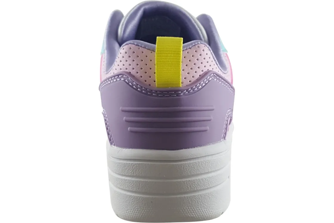 Skechers Laced | Washable<CourtHigh Crush 310191L Girls Sports Trainers