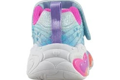 Skechers Velcro | Lights<Eternal Hearts 302696N Girls Trainers