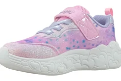 Skechers Velcro | Lights<Eternal Hearts 302696N Girls Trainers