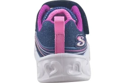 Skechers Velcro | Lights<Heart Lights 302689N Girls Trainers