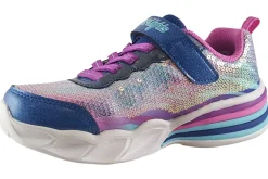 Skechers Velcro | Lights<Lets Shine 302313L Girls Sports Trainers