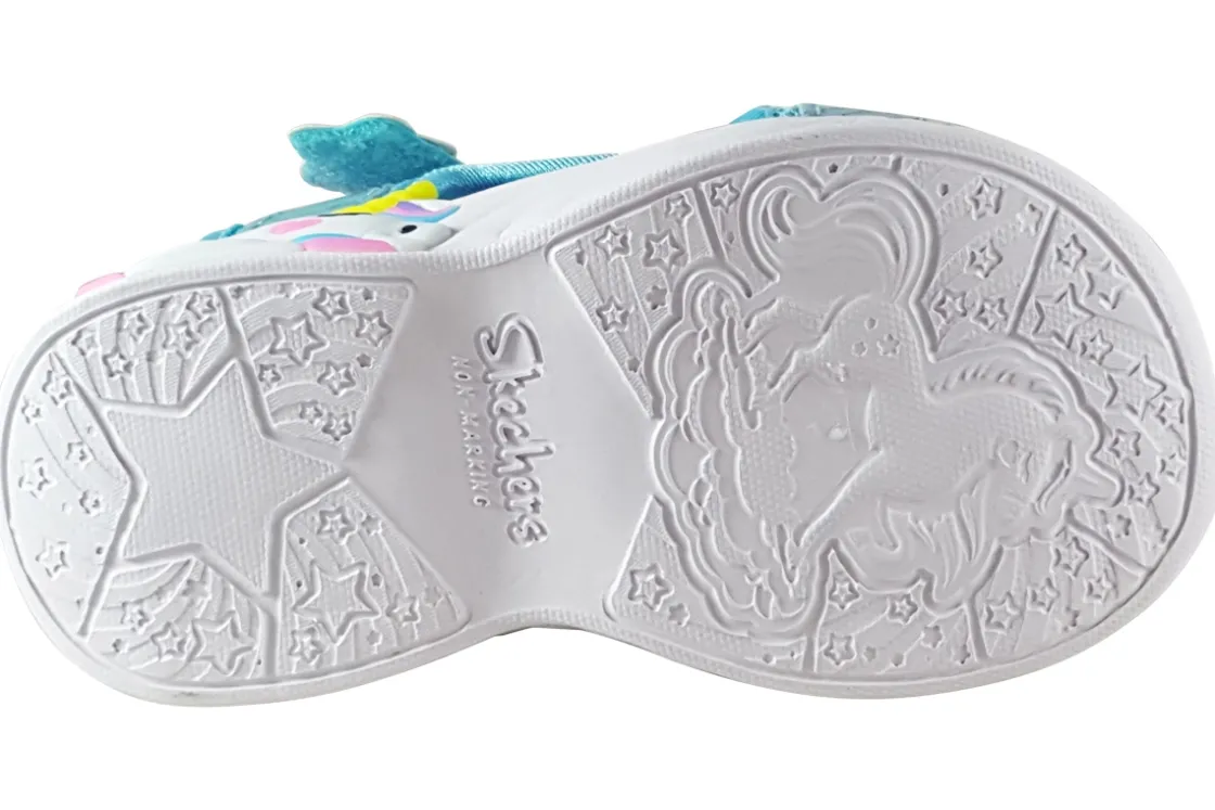 Skechers Velcro | Girls Sandals<Majestic Bliss SDL 302682N Purple Girls Sandals