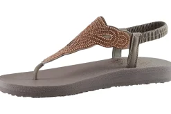 Women Skechers Womens Sandals<Meditation Perfect Pearl 119655 Womens Sandals