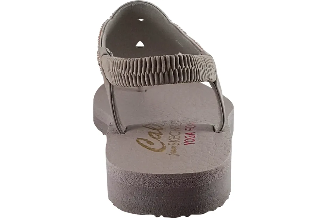 Women Skechers Womens Sandals<Meditation Perfect Pearl 119655 Womens Sandals
