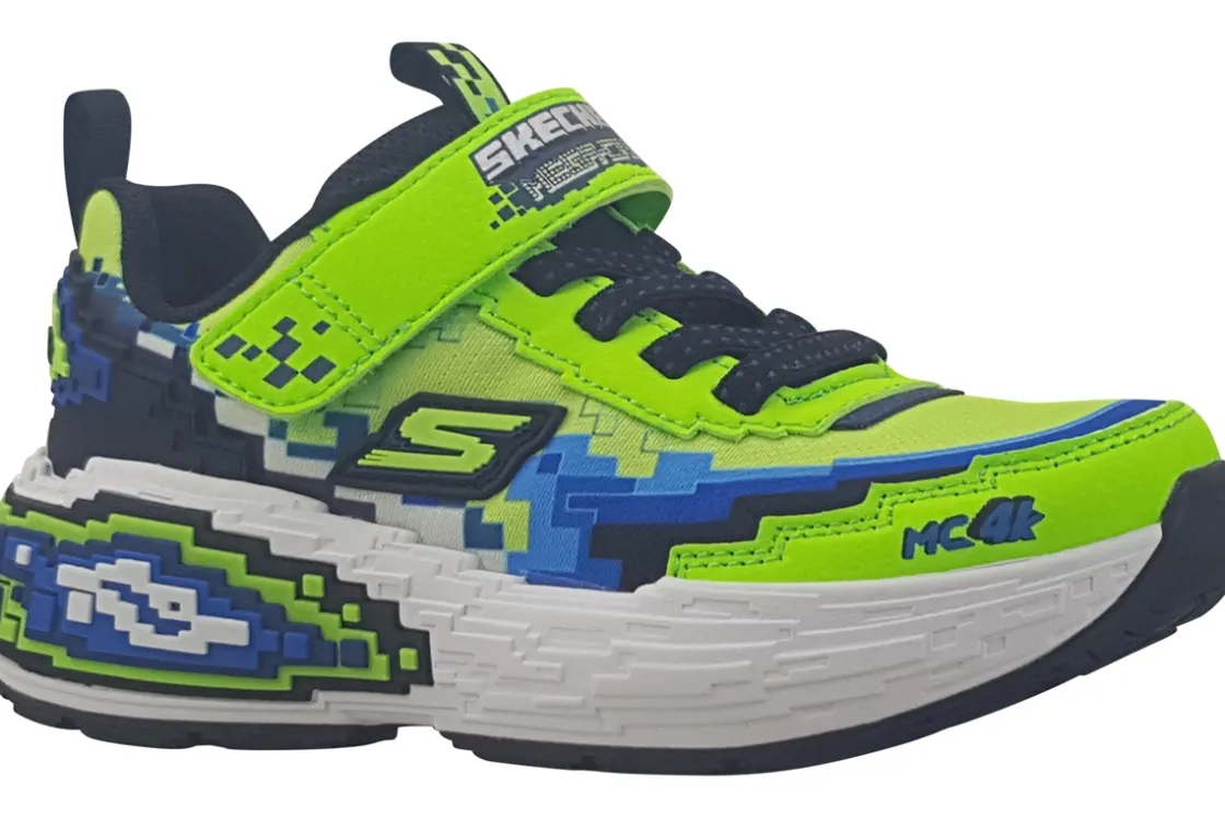 BOY Skechers Velcro | Washable<Mega Craft 4K 402160L Boys Trainers